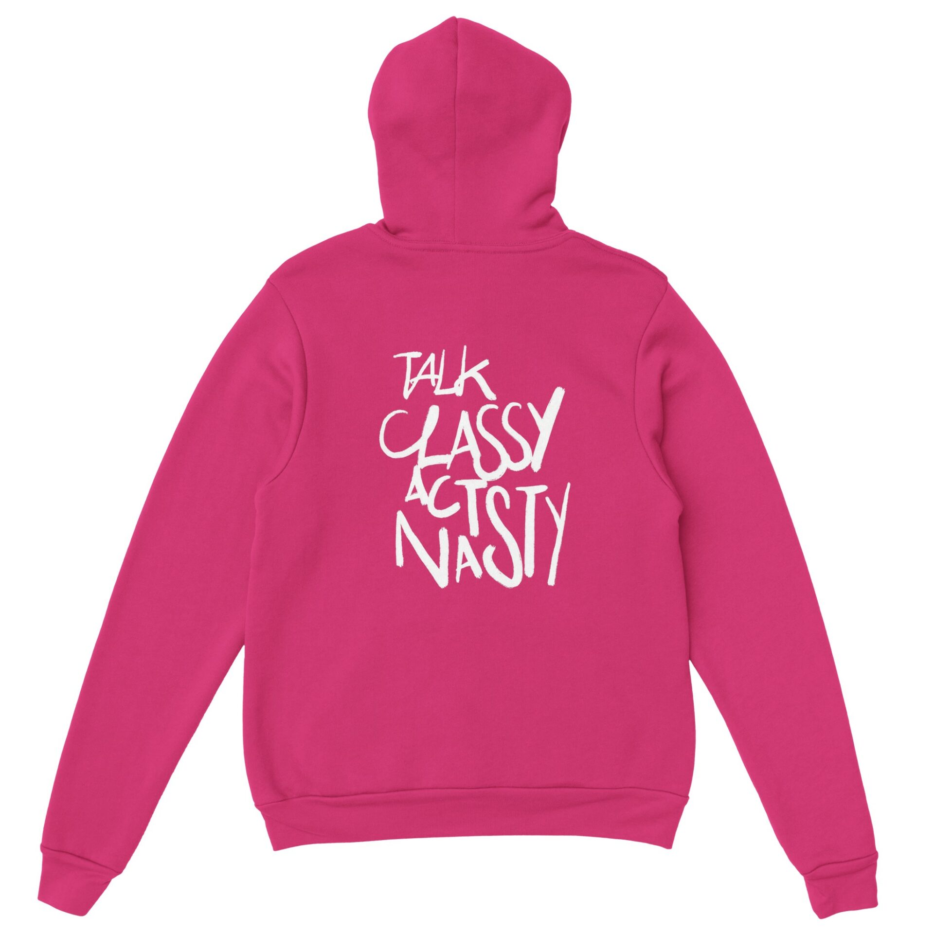 Talk Classy Act Nasty Oversize Hoodie magenta 80ab116c-53f1-4be5-b411-2d6347496277